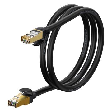 Baseus 1m Cat7 RJ45 Nätverkskabel Svart