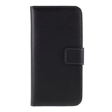 iPhone 7/8/SE (2020/2022) - Äkta Läder Plånboksfodral - Svart