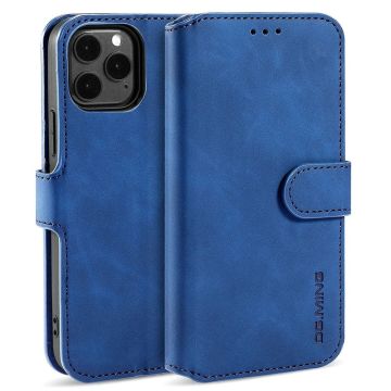 DG.MING iPhone 13 Mini Fodral Retro Läder Blå