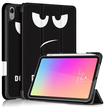 iPad Mini 2024/2021 Fodral Tri-Fold Pennhållare Dont Touch Me