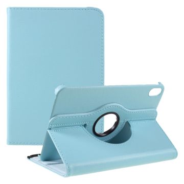 iPad Mini 2024/2021 Fodral 360° Rotation Litchi Sky Blue