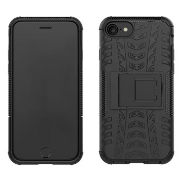 iPhone 7/8/SE (2020/2022) - Ultimata Stöttåliga Skalet med Stöd - Svart