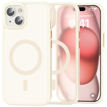 ColorPop iPhone 15 Skal CH MagSafe Matt Off White
