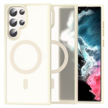 ColorPop Samsung Galaxy S22 Ultra Skal CH MagSafe Matt Off White