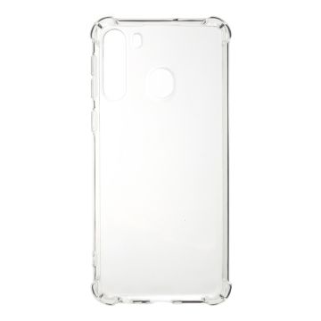 Samsung Galaxy A21 - Shockproof Transparent TPU Skal