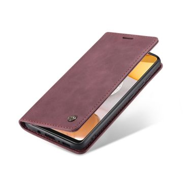 Samsung Galaxy S21 Ultra - CASEME Vintage Flip Fodral - Röd