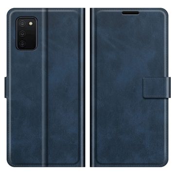 Samsung Galaxy A03s Fodral Läder Blå