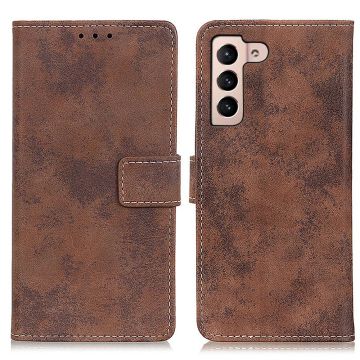 Samsung Galaxy S22 Plus Fodral Retro Läder Brun