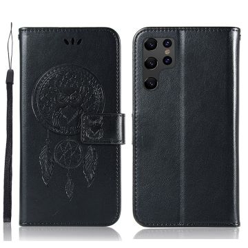 Samsung Galaxy S22 Ultra Fodral Owl Dreamcatcher Svart