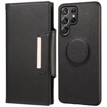 Samsung Galaxy S22 Ultra Fodral 2in1 Läder Svart
