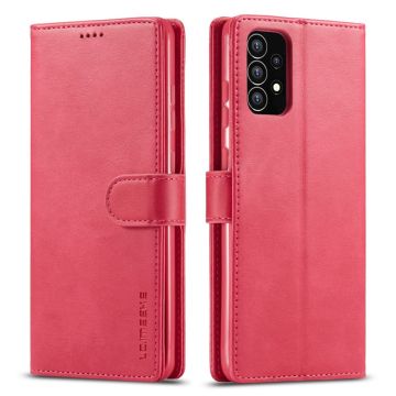 LC.IMEEKE Samsung Galaxy A53 5G Fodral Läder Röd/Rosa