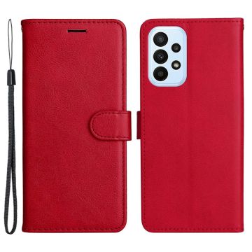 Samsung Galaxy A23 5G Fodral Läder Röd