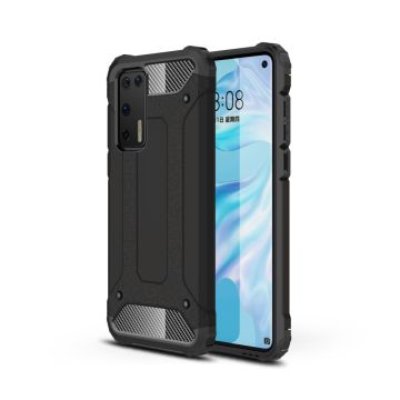 Huawei P40 - Hybrid Armor Skal - Svart