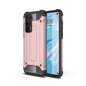 Huawei P40 - Hybrid Armor Skal - Roséguld
