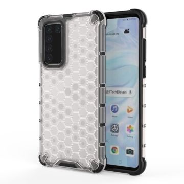 Huawei P40 - Armor Honeycomb Textur - Vit