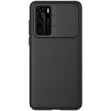 Huawei P40 - NILLKIN CamShield Skal - Svart