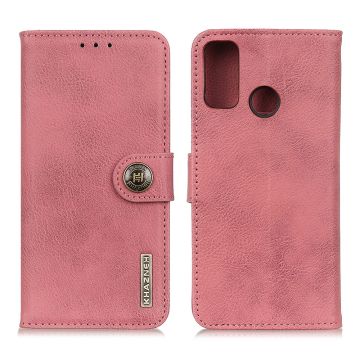 Motorola Moto G10/G20/G30 - KHAZNEH Läder Fodral - Rosa