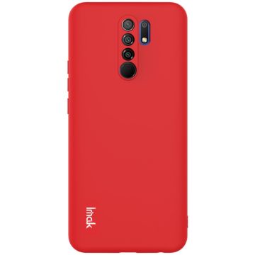 Xiaomi Redmi 9 - IMAK Skin Touch Skal - Röd