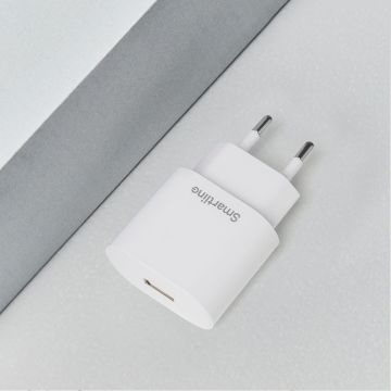 Smartline Väggladdare 12W 2.4A Vit