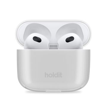 holdit AirPods 3 Skal Seethru Vit