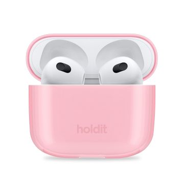 holdit AirPods 3 Skal Seethru Bright Pink