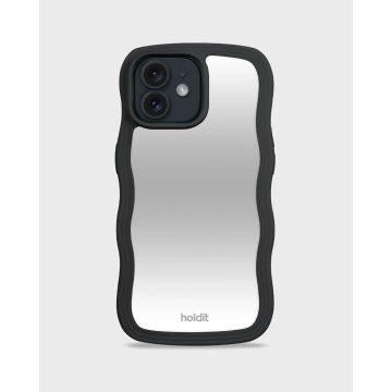 holdit iPhone 12/12 Pro Skal Wavy Black Mirror