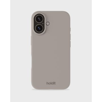 holdit iPhone 16 Plus Mobilskal Silikon Taupe