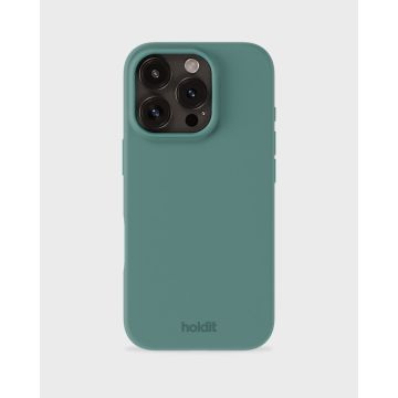 holdit iPhone 16 Pro Max Mobilskal Silikon Moss Green