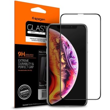 Spigen iPhone 11 Pro X / Xs Skärmskydd Glass FC Härdat Glas