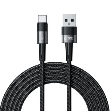 Tech-Protect 3 m 66W/6A USB-C Kabel UltraBoost Grå