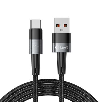 Tech-Protect 2 m 66W/6A USB-C Kabel UltraBoost Grå