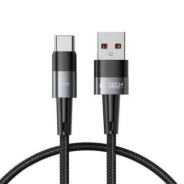 Tech-Protect 0.25 m 66W/6A USB-C Kabel UltraBoost Grå