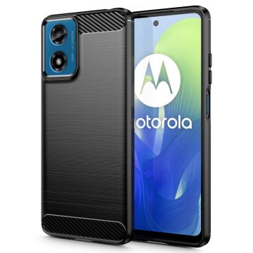 Tech-Protect Motorola Moto G24/G04 Skal TPU Carbon Svart