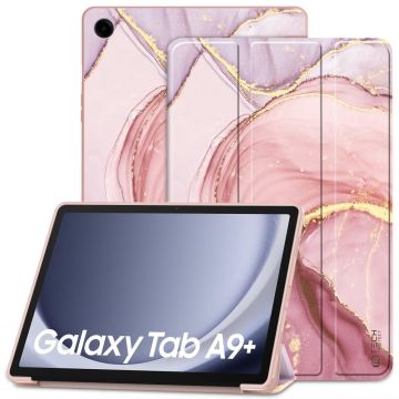 Tech-Protect Galaxy Tab A9 Plus Fodral SmartCase Marble