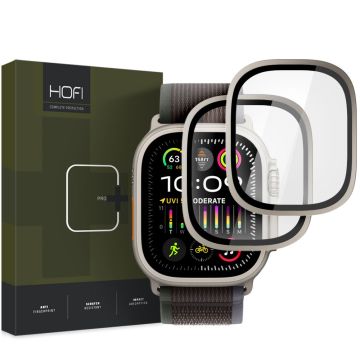 HOFI Apple Watch Ultra 49 mm 2-PACK Skärmskydd Titanium