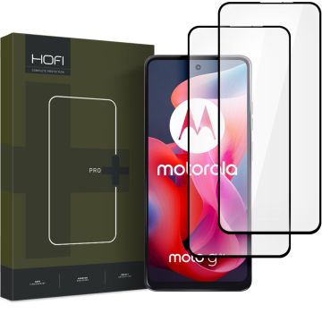HOFI Motorola Moto G24/G04 2-PACK Skärmskydd Pro+ Svart