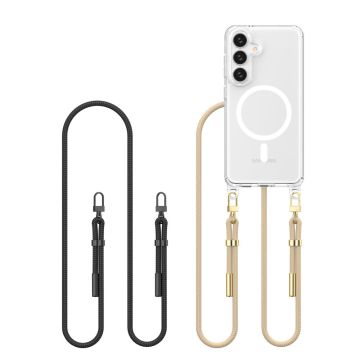 Tech-Protect Galaxy S25 Skal MagSafe FlexAir Chain Svart/Taupe