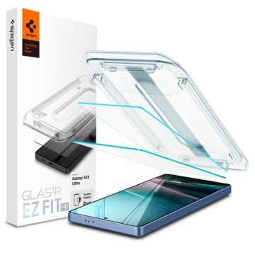 Spigen Galaxy S25 Ultra 2-PACK GLAS.tR "Ez Fit" Skärmskydd