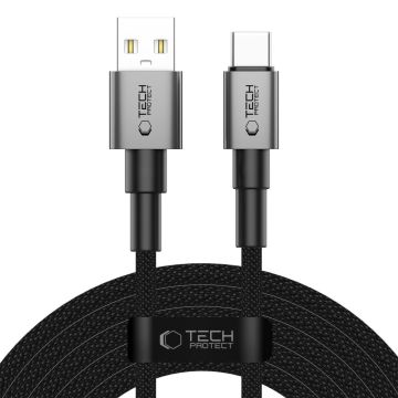 Tech-Protect 3m 15W/3A USB-C Kabel UltraBoost Iron Grey