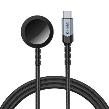 Tech-Protect 1.2m Apple Watch Laddare UltraBoost Svart