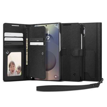 Spigen Samsung Galaxy S25 Ultra Fodral Wallet "S" Svart