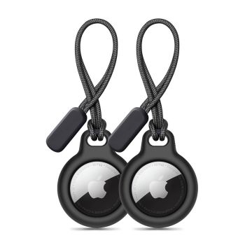 Tech-Protect Apple AirTag 2-PACK Hållare Rough Chain Svart