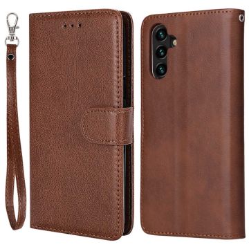 Samsung Galaxy A04s / A13 5G 2in1 Magnet/Plånboksfodral Brun