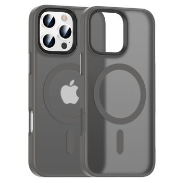 iPhone 16 Pro Max Skal MagSafe Hybrid Titanium Grå