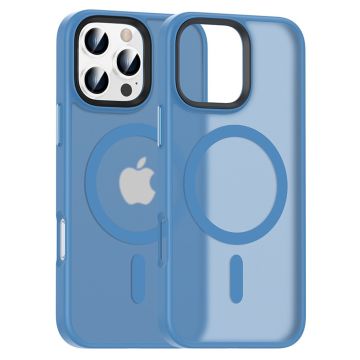 iPhone 16 Pro Max Skal MagSafe Hybrid Blå