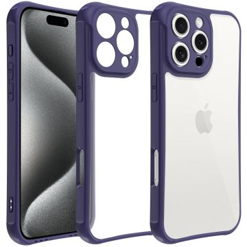 LEEU DESIGN iPhone 16 Pro Max Skal Shockproof Mörk Blå/Lila