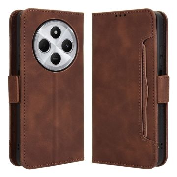 Xiaomi Redmi 14C Fodral Med Avtagbart Kortfodral Brun