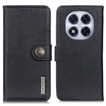 KHAZNEH Redmi Note 14 Pro/Pro Plus 5G Fodral Läder Svart