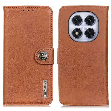 KHAZNEH Redmi Note 14 Pro/Pro Plus 5G Fodral Läder Brun
