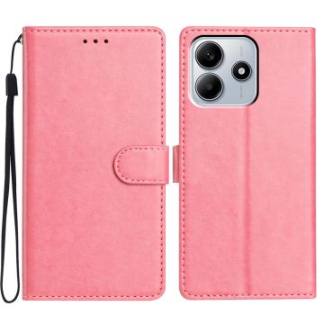 Xiaomi Redmi Note 14 5G Plånboksfodral Läder Rosa